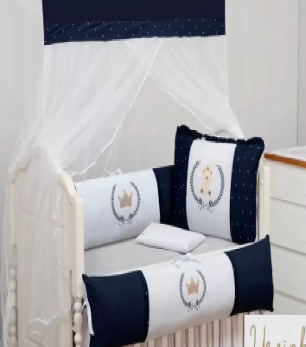 En Brubrelel Kit Berco 123401-18 Encanto Coroa Azul