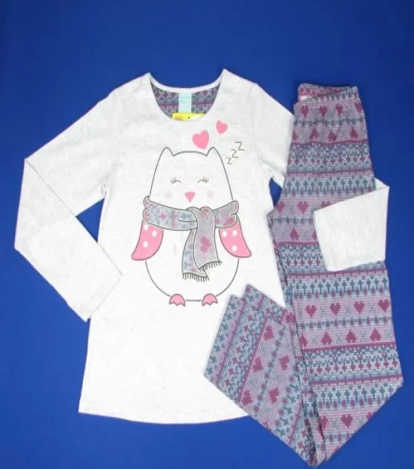 Mif Kyly Pijama 206791 Coruja Cachecol 08