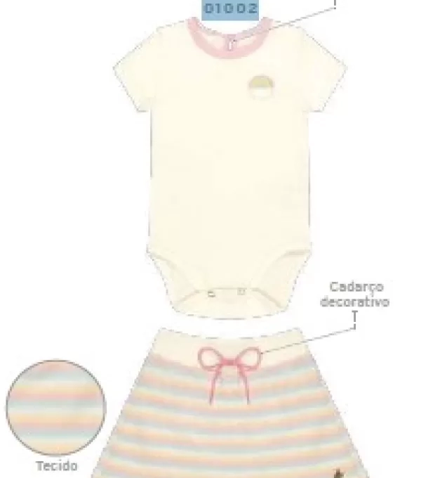 Mvf Acucena Conj 100 Body Saia Color Gg