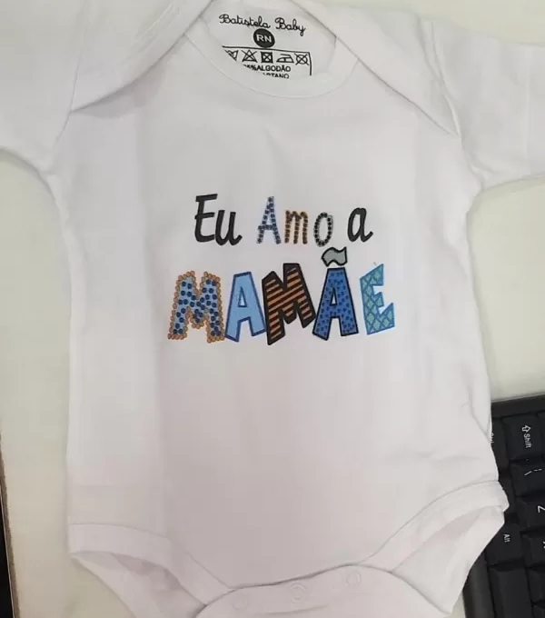 Mvm Batistela Body 98101 Eu Mamae Color Rn