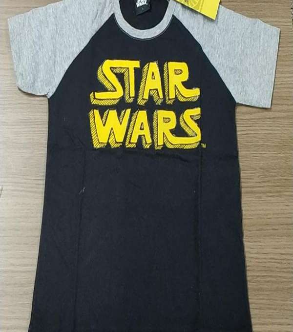 Imagem Mvm Fakini Camiseta 03505 Mc Star Wars 08 de Maria Fumaça Kids