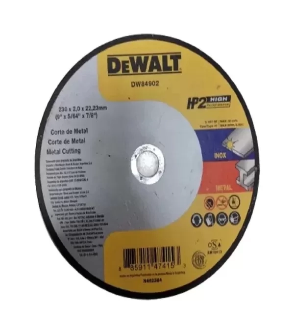 Disco De Corte 9x 2mm Reto Para Ferro/inox