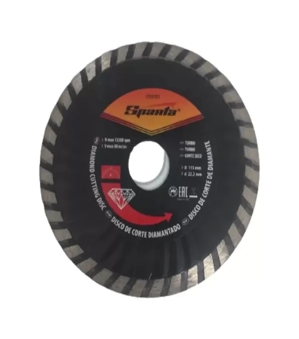 Disco Diamantado 4.1/2 Turbo Corte Seco 115mm