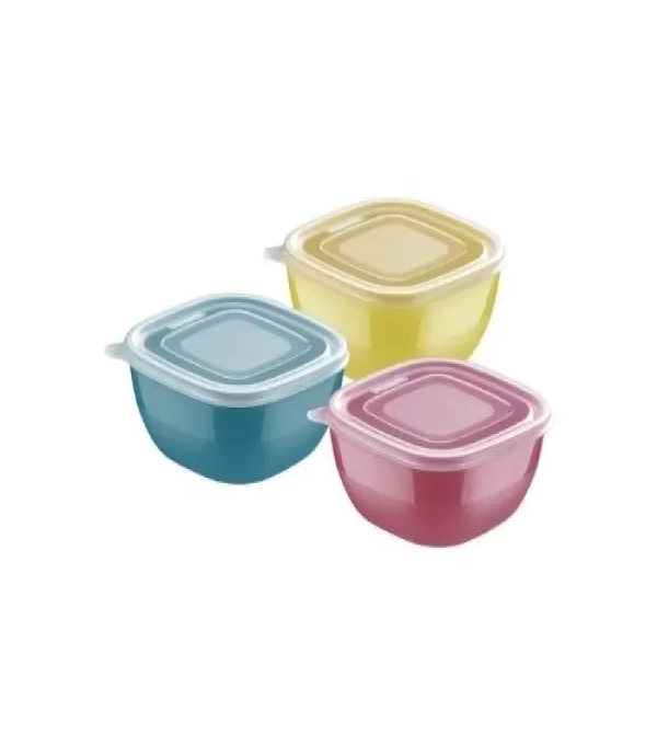 Cj Pote Pl Quad 3pcs Colors Polipropileno