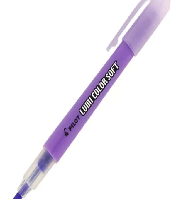 Pincel Marca Texto Color Lummi Soft Violeta Pastel - Pilot
