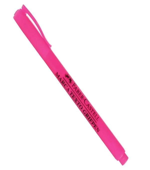 Pincel Marca Texto Grifpen Rosa - Faber Castell - Mt/rszf