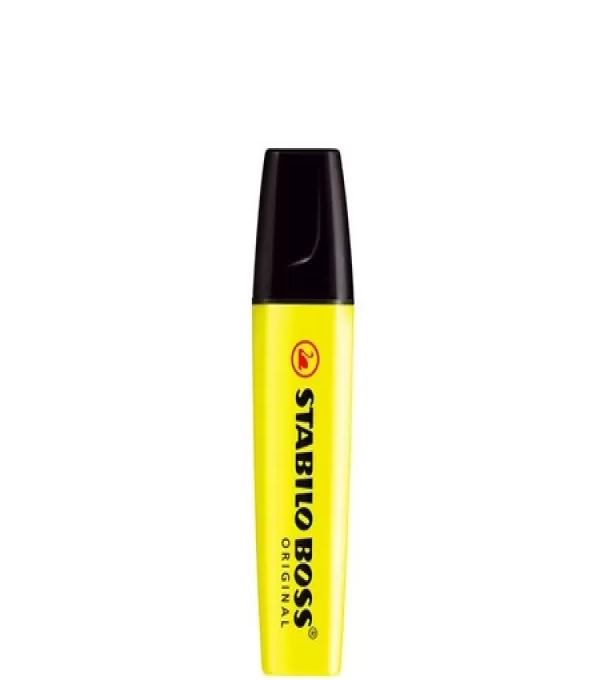 Caneta Marca Texto Stabilo Boss Amarela - Sertic - 1132000      