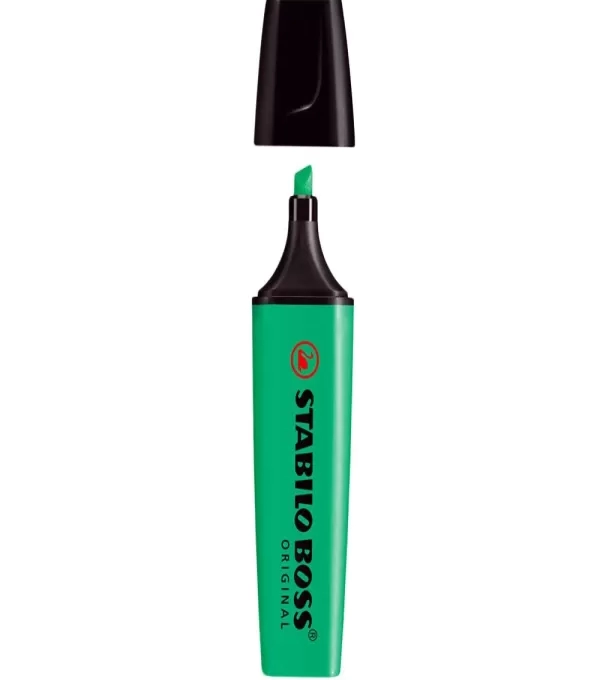Caneta Marca Texto Stabilo Boss Verde Escuro - Sertic - 114.2700