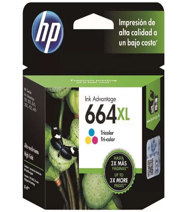 Cartucho De Tinta 664xl Colorido 8ml - Hp - Cz106ab