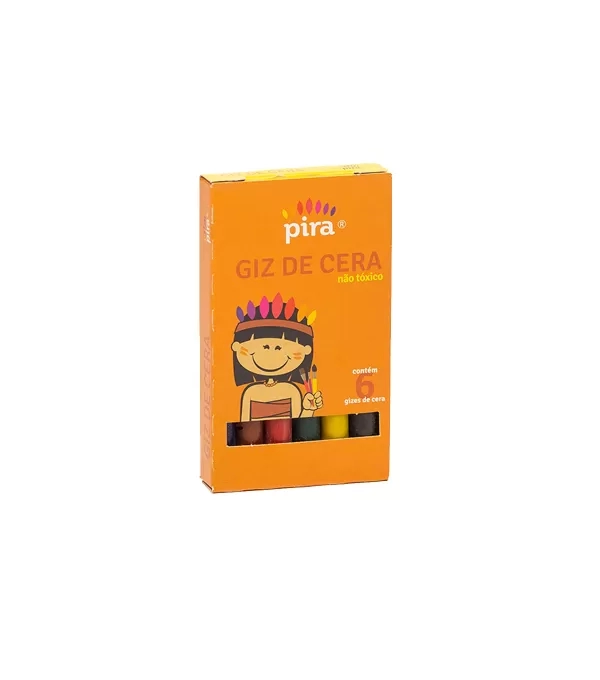 GizÃo De Cera Com 6 Cores - Piratininga - Gc1717