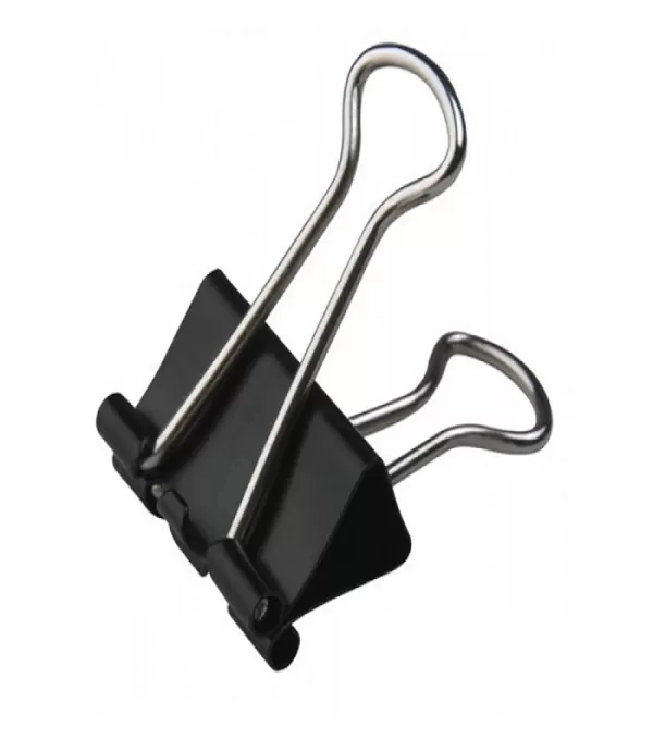 Prendedor De Papel 25mm Preto Tipo Grampomol - Cis
