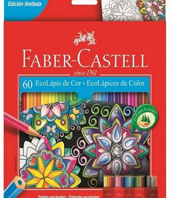 LÁpis De Cor 60 Cores Sextavado - Faber Castell - 120160