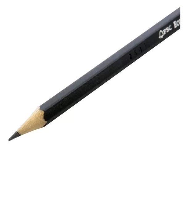 Lapis Preto Nº 02 1205 Max Corpo Sextavado - Caixa Com 144 Unid - Faber Castell