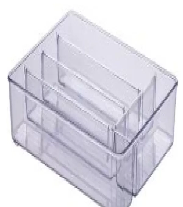 Organizador Diamond C/ Divisorias 36x28x5 Cristal Ref 907