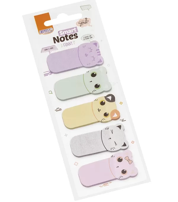 Marcador De PÁgina Smart Notes Funny 23mm X 45mm - Brw - Ba0402