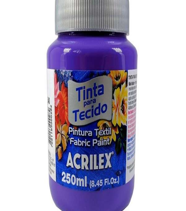 Imagem Tinta Para Tecido Fosca 250ml Violeta Cobalto - Acrilex 540 de Encopel