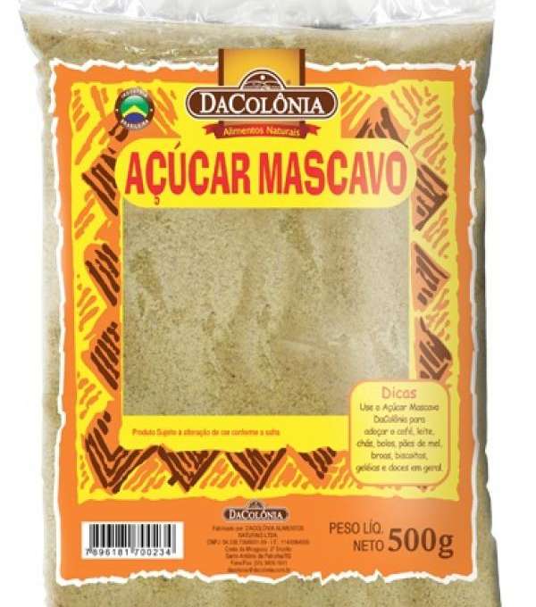 ACUCAR MASCAVO 500 GRS(3-10-20)
