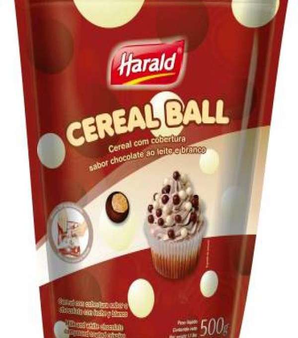 Imagem Cereal Top Ball Ao Leite/branco 500 Grs(6-12) de Distripan