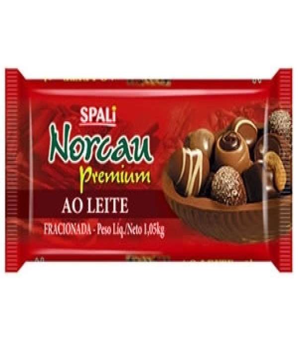 Imagem Choc Barra Norcau Premium Ao Leite 1,01 Kg(5-10-20) de Distripan