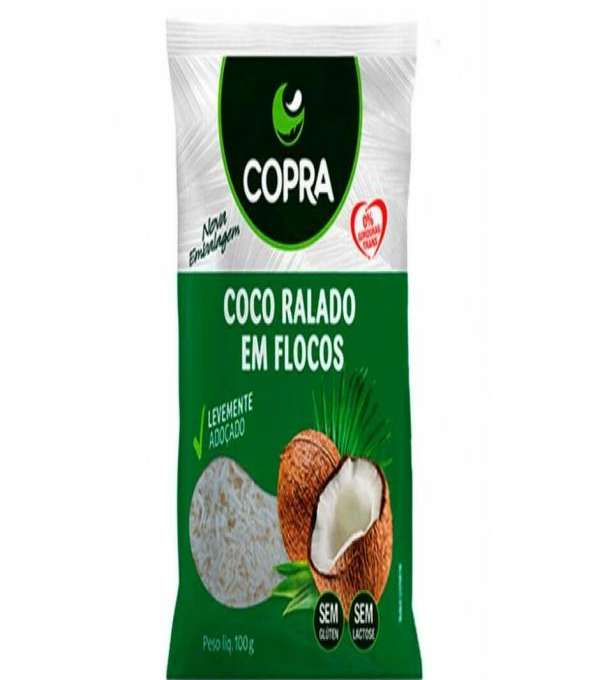 Imagem Coco Copra Flocos Padrao 01 Kg de Distripan