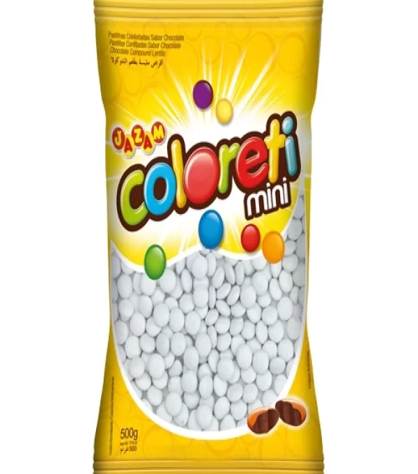 Confeito Coloreti Branco 500 Grs(3-10-20)