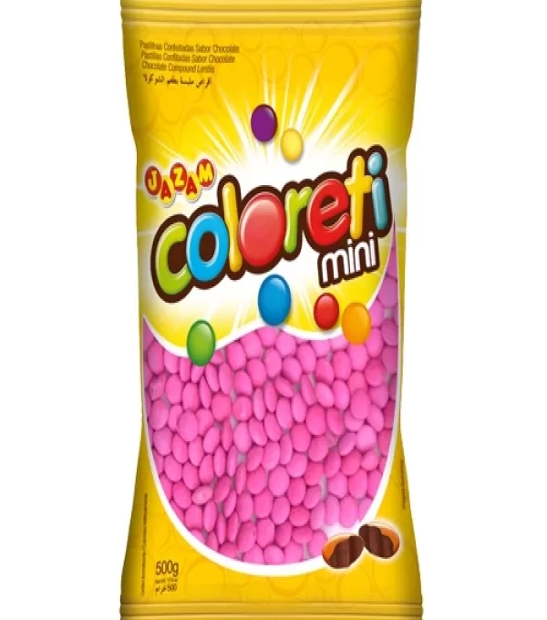 Confeito Coloreti Rosa 500 Grs(3-10-20)