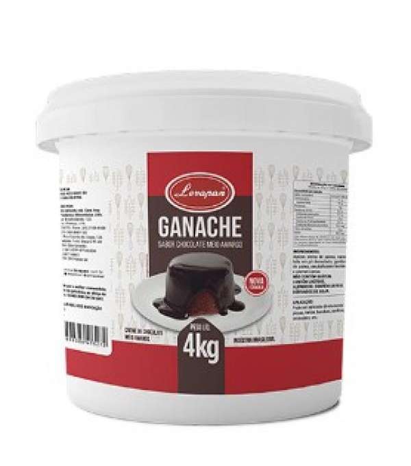 Imagem Ganache Chocolate M. Amargo 4 Kg(2-4) de Distripan