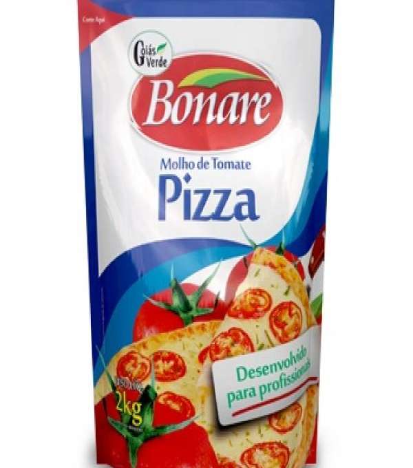 Imagem Molho De Tomate Bonare Pizza 02 Kg(3-6-12) de Distripan