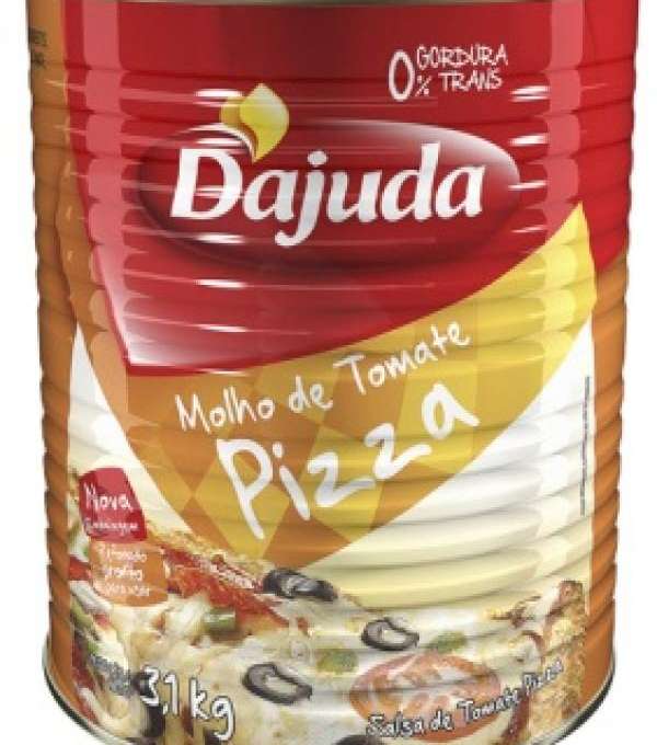 Imagem Molho De Tomate D'ajuda Pizza 3,1 Kg(3-6-12) de Distripan