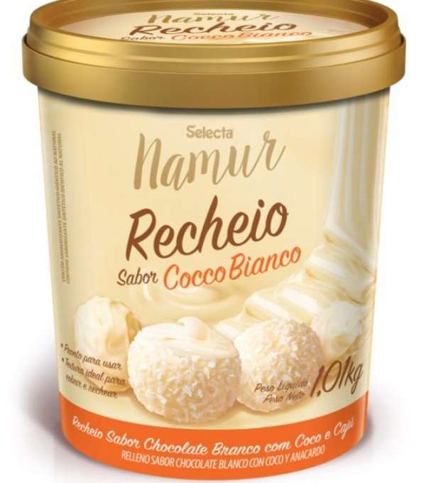 Imagem Recheio Namur Sabor Cocco Bianco 1,01 Kg(5-10-20) de Distripan