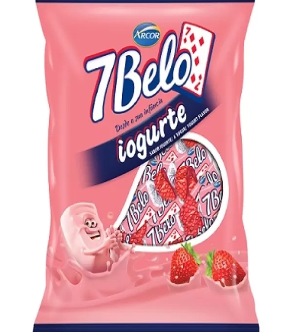 Bala Arcor 500g 7 Belo Iogurte