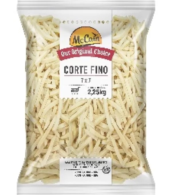 Batata Pre Frita Mc Cain 2,25kg Corte Fino