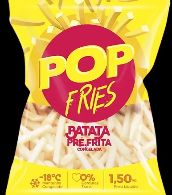 Batata Palito Prof Pop Fries 1,5kg Corte Simples