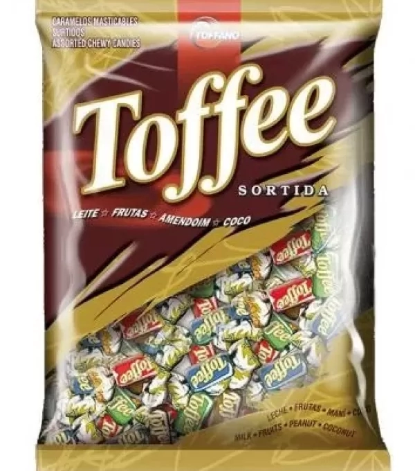 Bala Toffano 600g Toffee Sortida