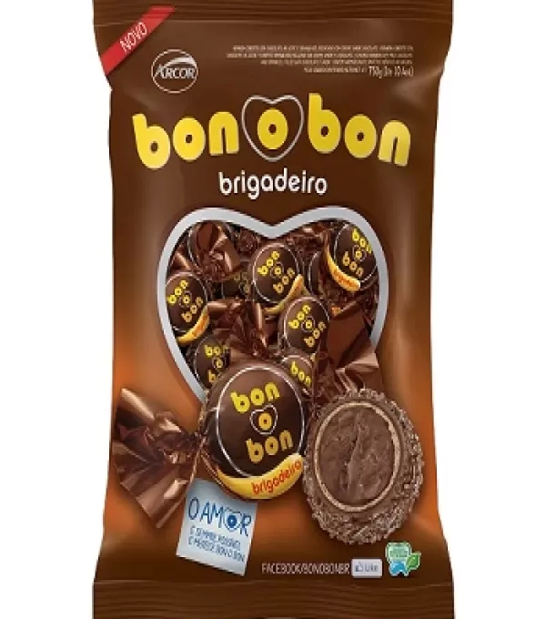Bombom Arcor 750g Bon O Bon Brigadeiro