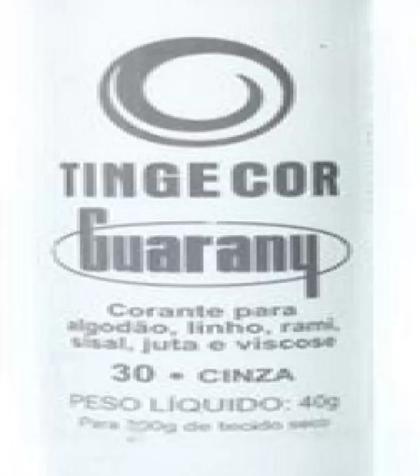 Corante Tingecor Guarany 6 X 40g Cinza