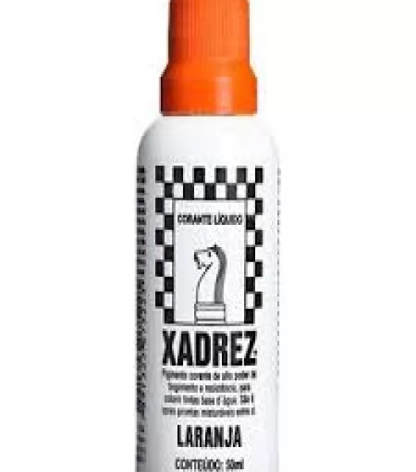 Corante Xadrez 12 X 50ml Laranja Liquido