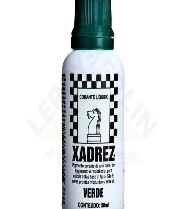 Corante Xadrez 12 X 50ml Verde Liquido
