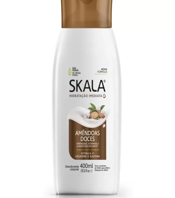 Hidratante Desod. Corporal Skala 12 X 400ml Cast. Para