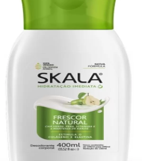 Hidratante Desod. Corporal Skala 12 X 400ml Frescor Natural