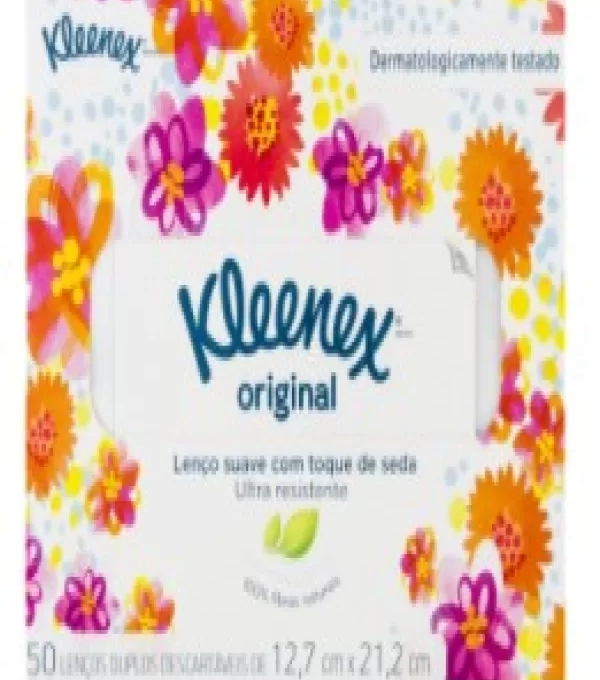 Lenco Kleenex Original 12,7cm X 21,2cm 50unid. Sortido