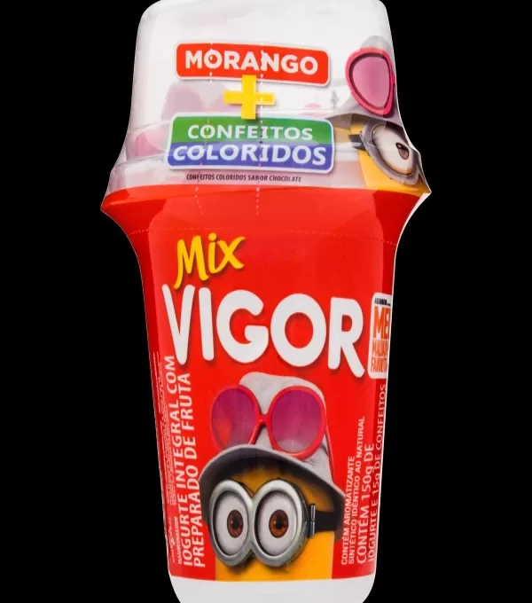M. Iogurte Integral Vigor 165g Confeitos Coloridos