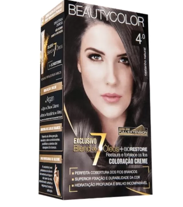M. Tinta Para Cabelo Beautycolor 4.0 Castanho Natural