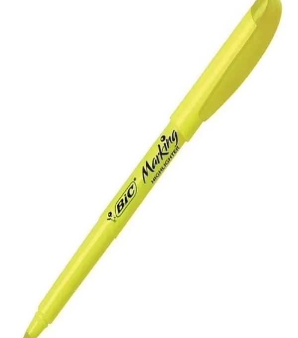 Marcador Texto Bic Marking Color Amarelo