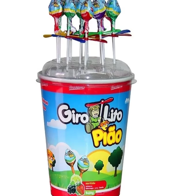 Pirulito Girolito Piao 640g Sortido