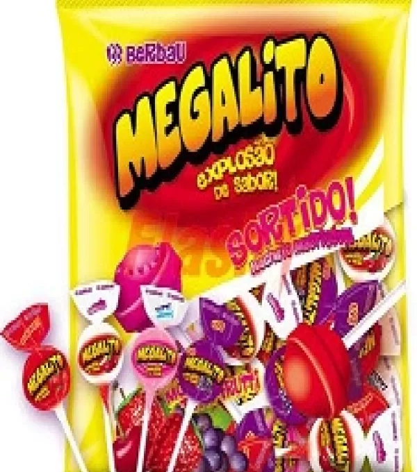 Pirulito Megalito Sortido 1kg