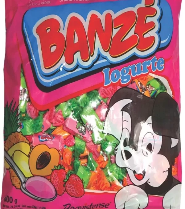 Bala Florestal Banze 600g Iogurte Sortida