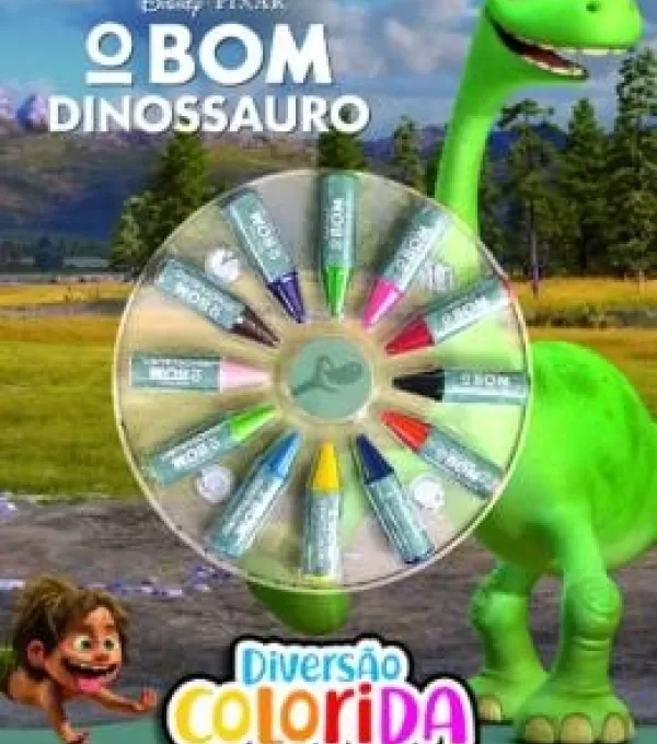Livro Diversao Colorida O Bom Dinossauro