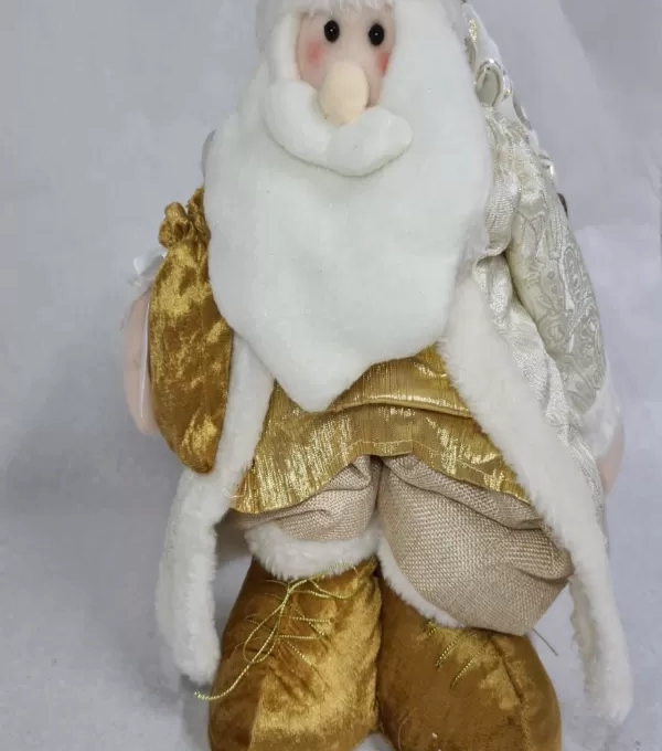 Papai Noel Em PÉ C/presente - Bra 80cm Dinamarca Cromus