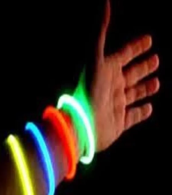 Pulseira Neon Color. P/festa C/50und Glo-pot Wei